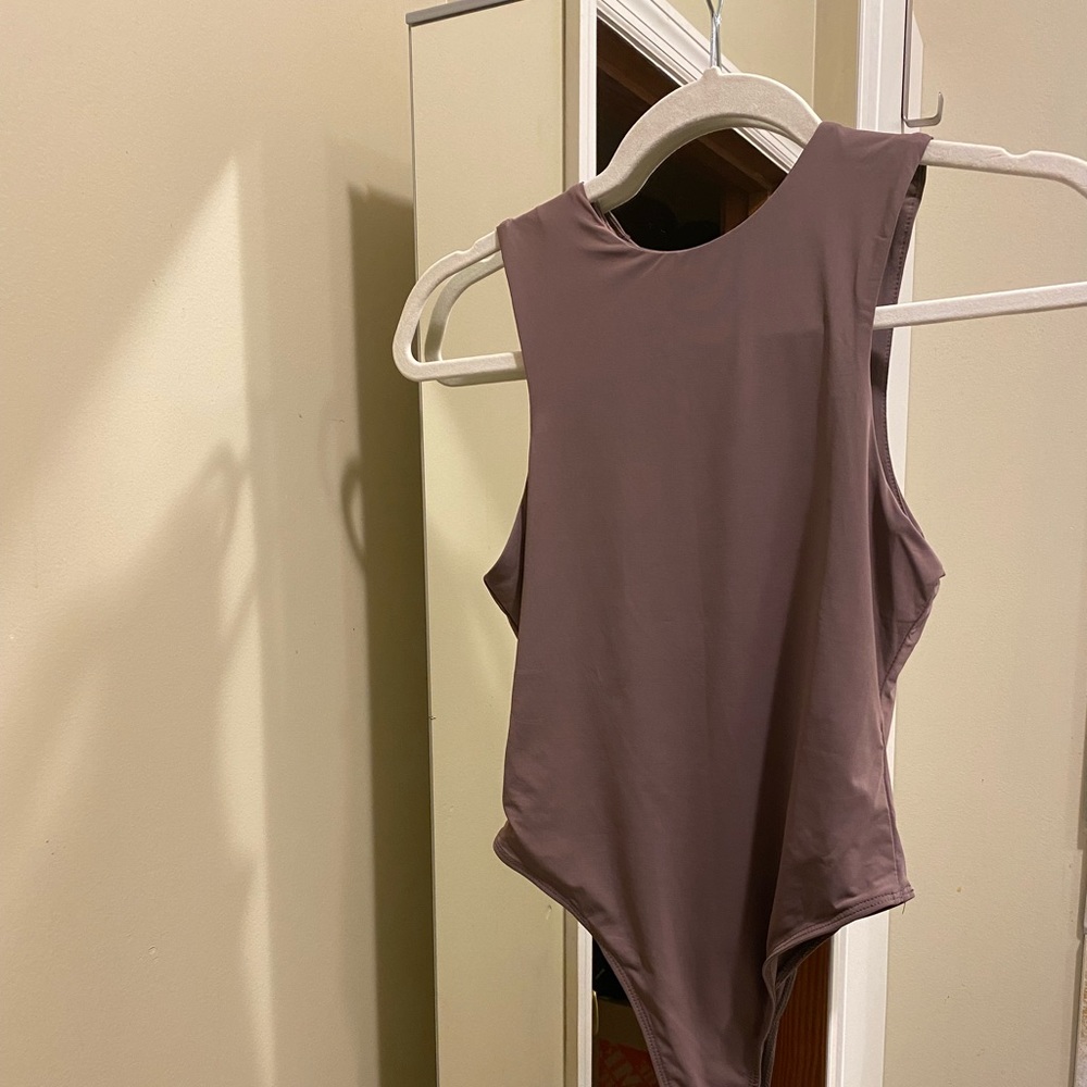 Mauve purple bodysuit